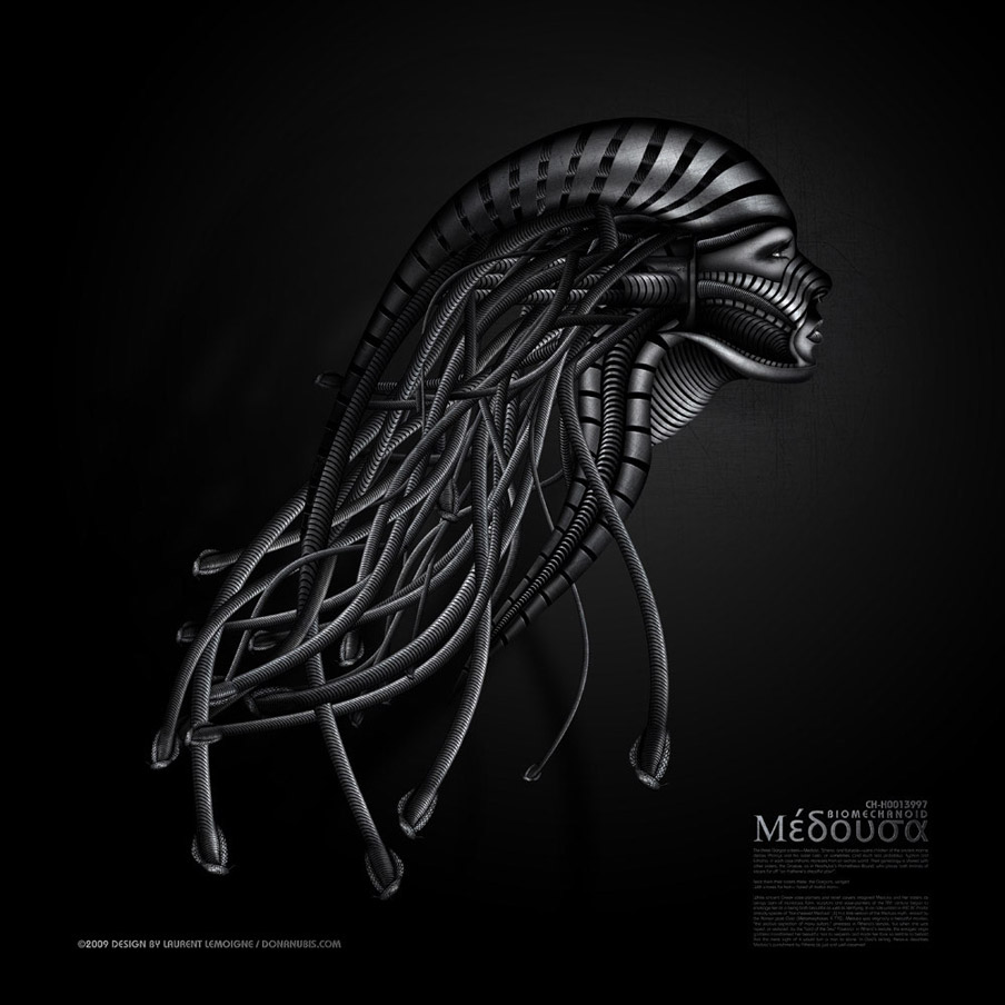 BioMechanoid Medusa | Donanubis | Laurent Lemoigne