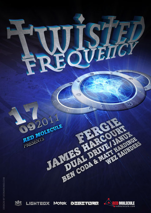 Flyer | Twisted Frequency | Twisted Frequency UK | Donanubis | Laurent Lemoigne
