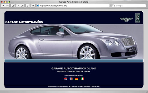 WebDesign | AutoDynamics | Donanubis | Laurent Lemoigne