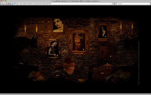 WebDesign | Bal Des Vampyres II | Donanubis | Laurent Lemoigne