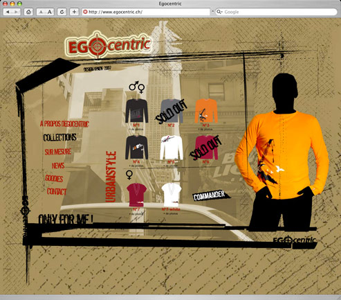 WebDesign | Egocentric.ch | Donanubis | Laurent Lemoigne