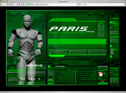 WebDesign | Paris Corp. | Donanubis | Laurent Lemoigne