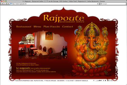 WebDesign | Rajpoute | Donanubis | Laurent Lemoigne